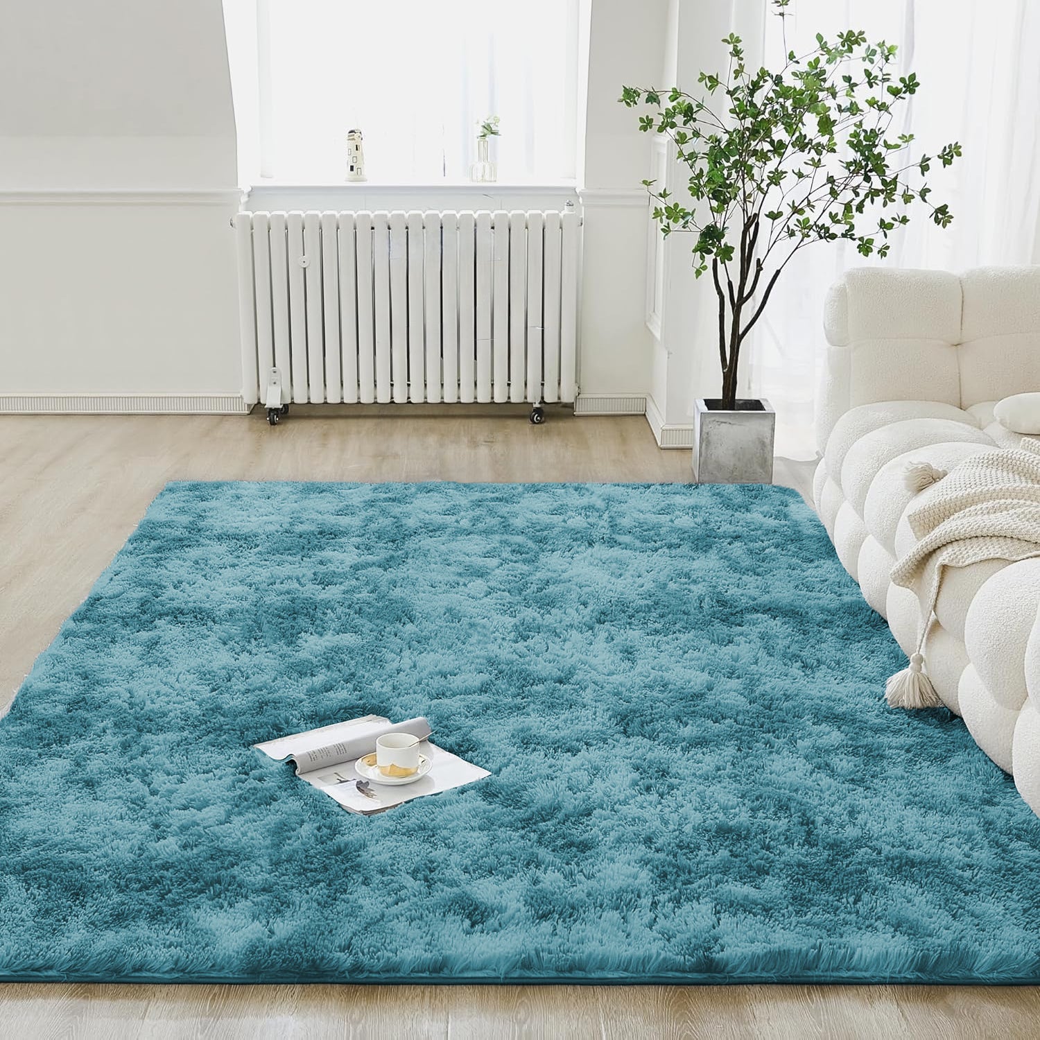 Faux Fur Soft Fluffy Tie Dye Shaggy Rugs