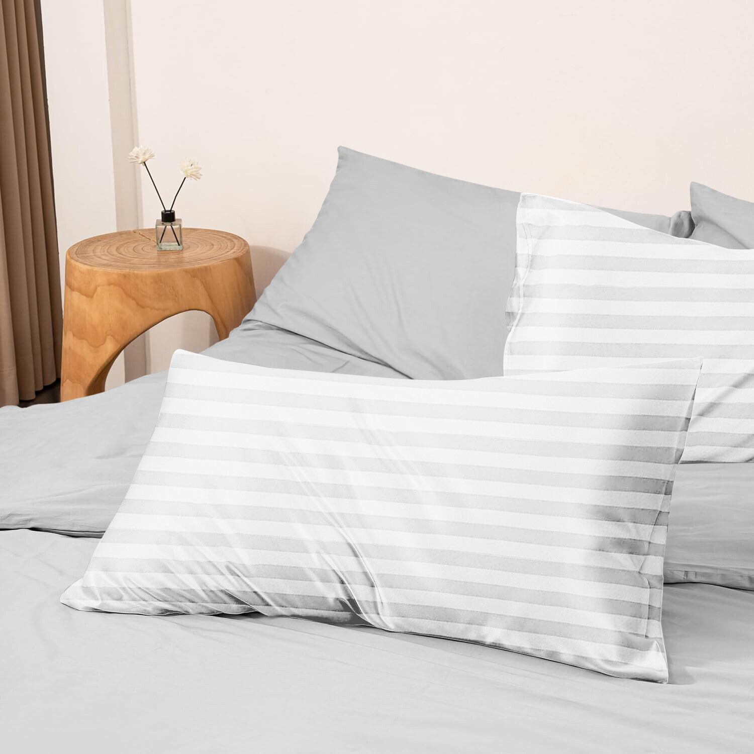 Stripe Pillowcases Pair