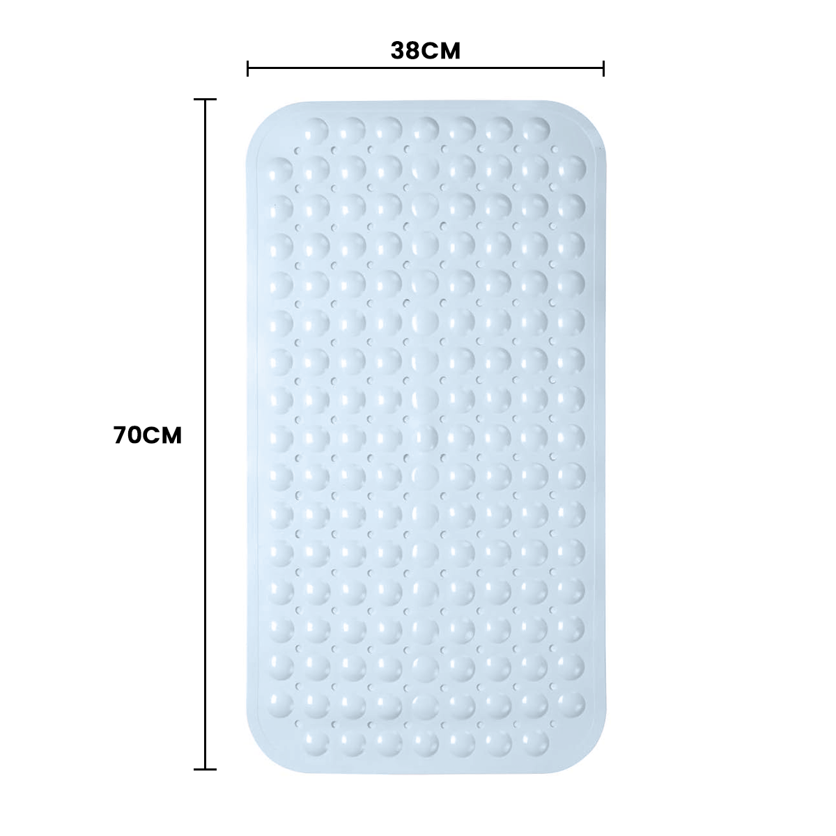 Bathroom Shower Mat White