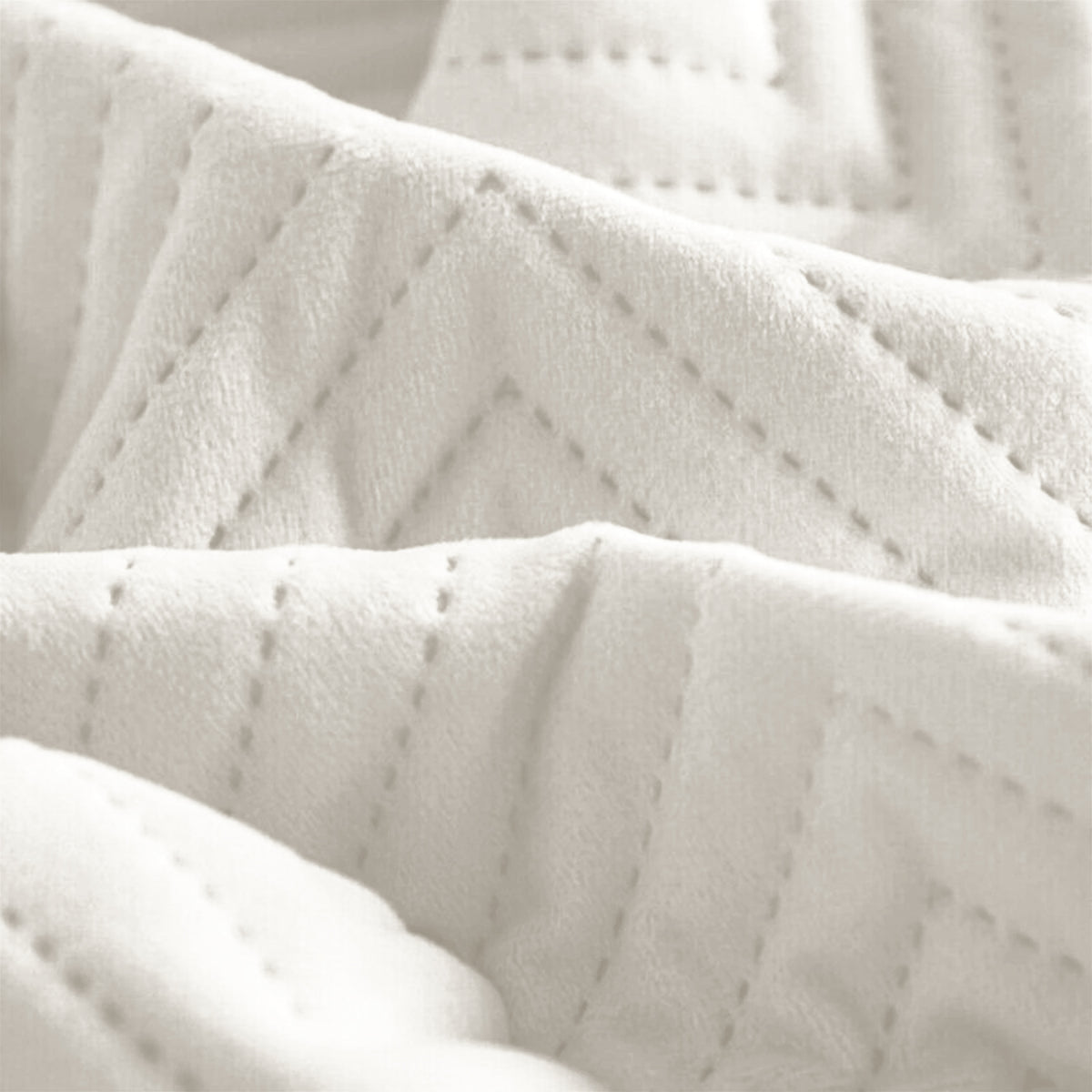 Pack Of 2 Quilted Embossed Cushion Covers